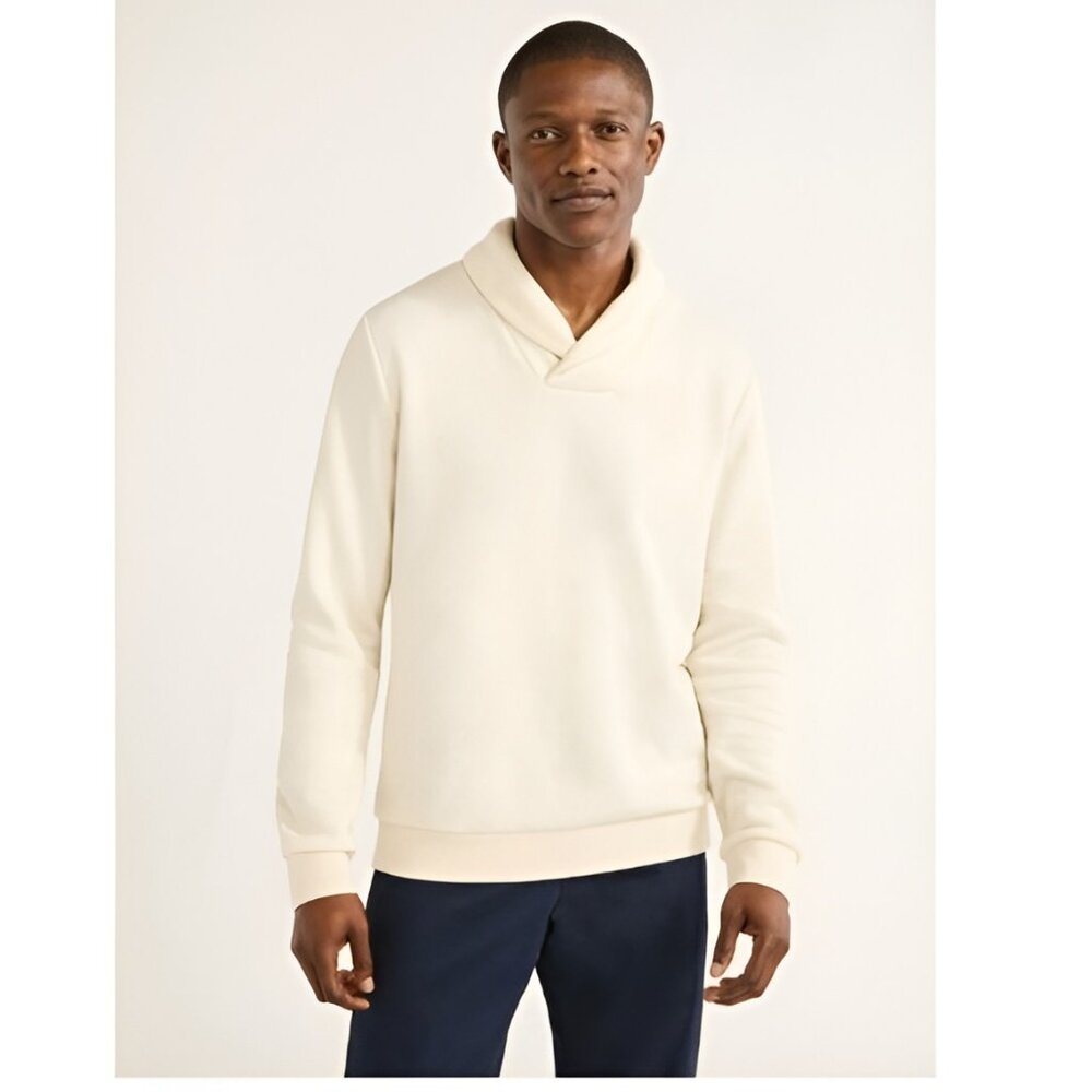 New: S  Men's Collared  Pullover Sweater
